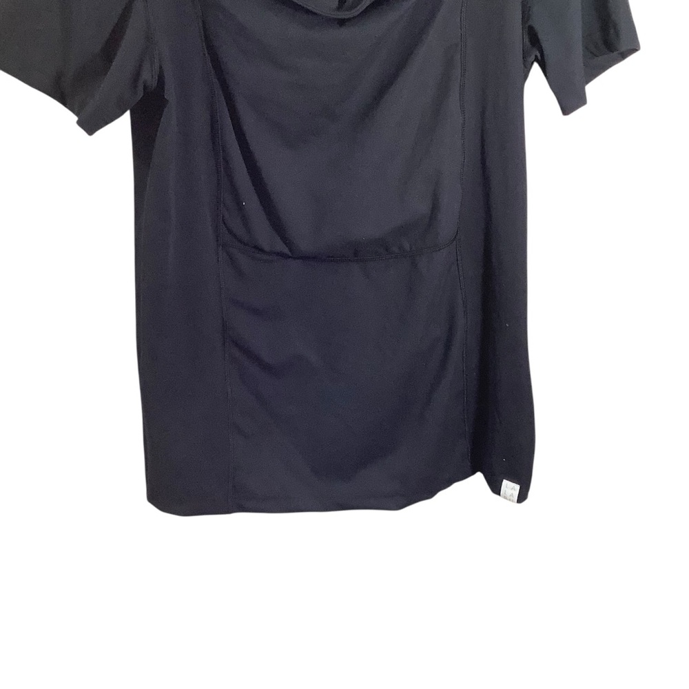 LALABU Black Nursing/Tank Overlay Dad Tee - Picture 3 of 10